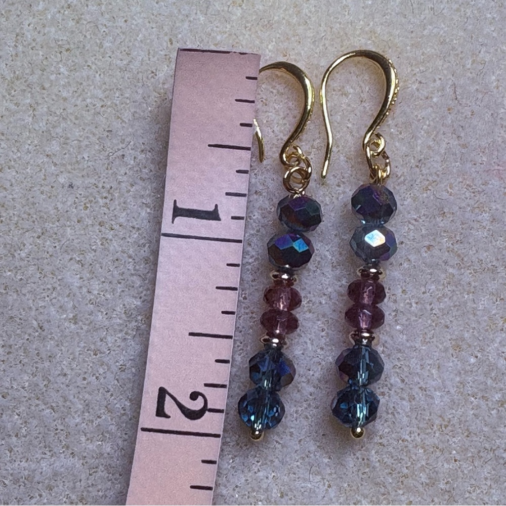 Artisan Handmade Gold Blue Pisces Mermaid Zodiac Coin Reversible Necklace Set - Picture 9 of 13